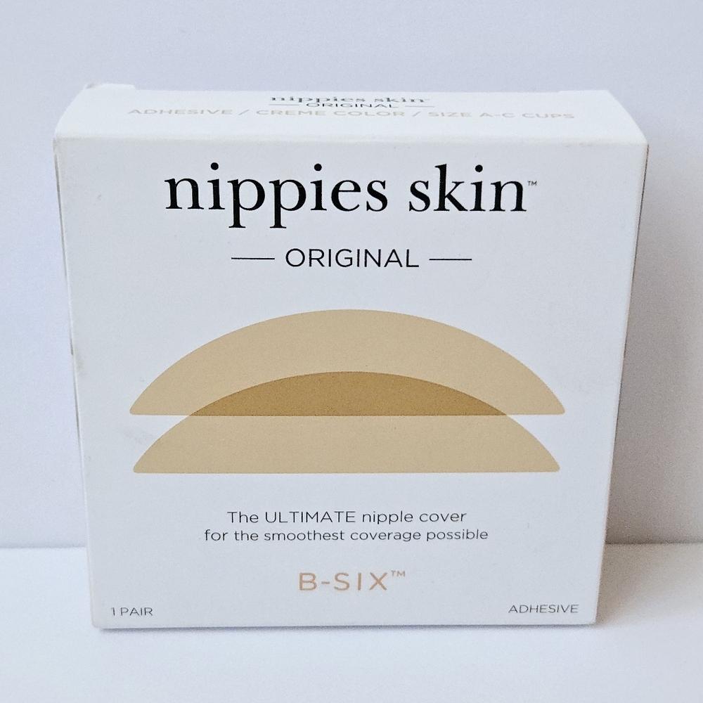 NWT Nippies Skin Original Size 1 Small/Medium B-Six Creme Color A-C Cups